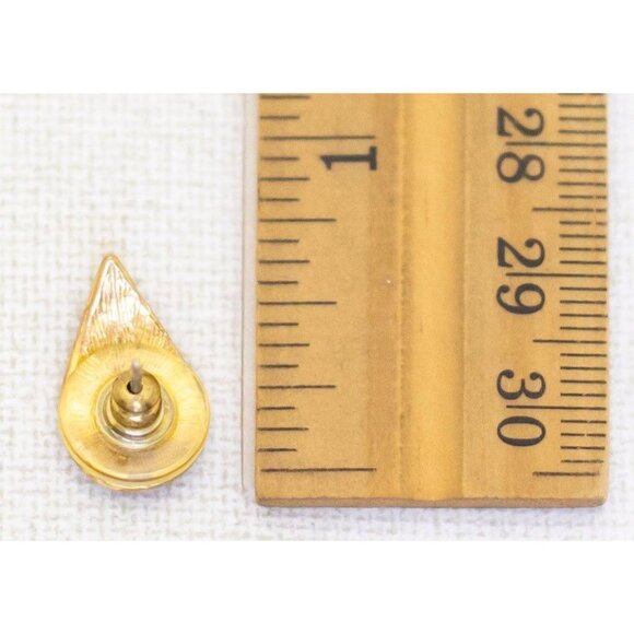 Vintage Goddess Teardrop Fashionable Red Stud Earrings - AB2 - Picture 2 of 2